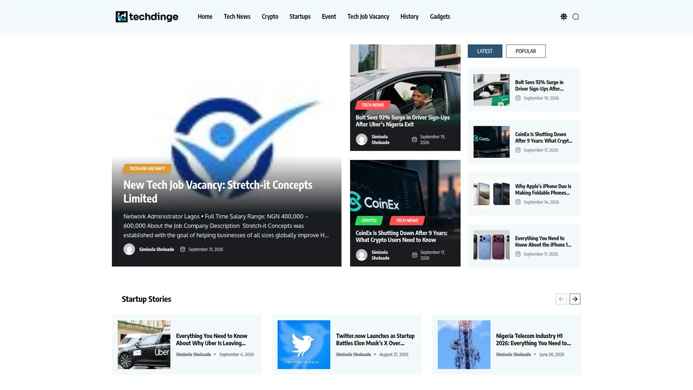 Website Design, Techdinge
