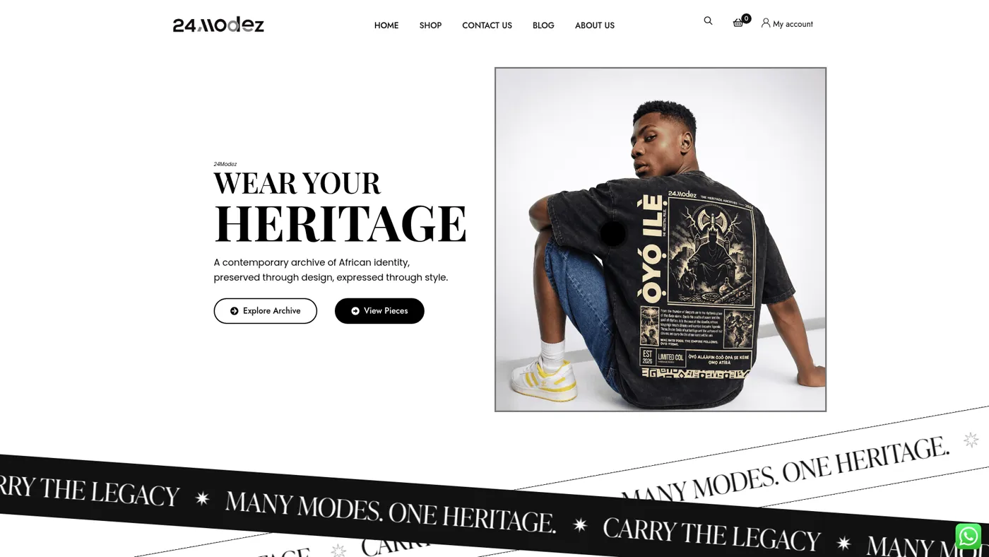 Website Design, 24Modez