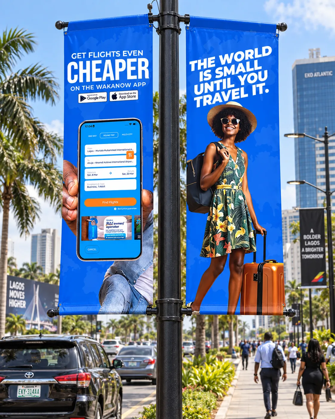 Branding and Activations, Cheaper Flights and The World Is Small pair