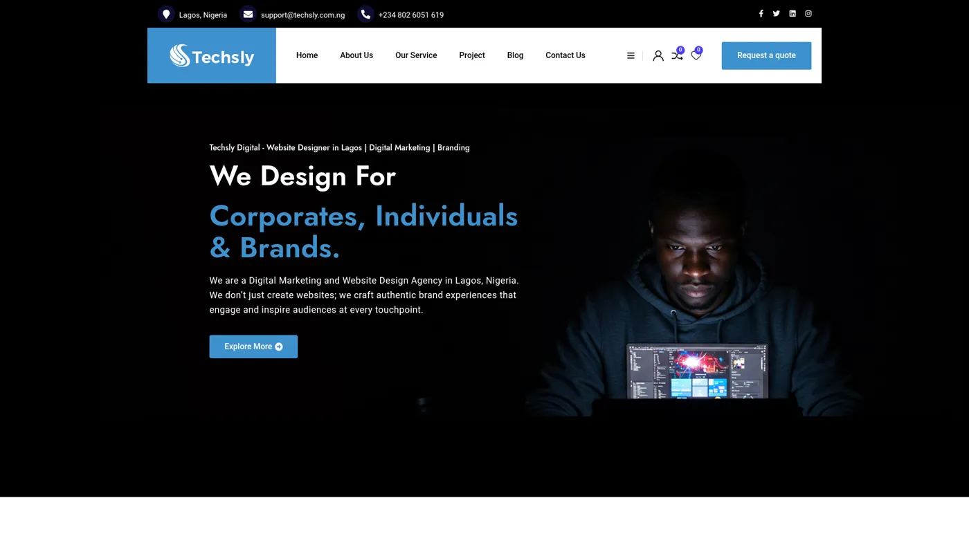 Website Design, Techsly